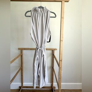 Pretty little things size 6 US and 10 UK. Ice grey frill neck dress. New!